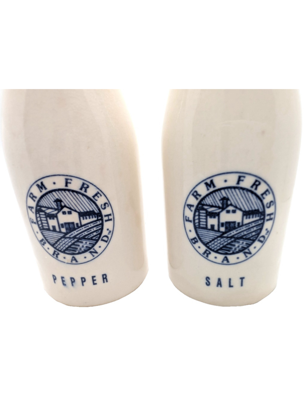 Vintage Salt & Pepper Shakers - Farm Fresh Milk Jug Bottles - Picture 2 of 7